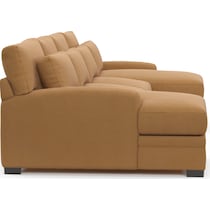 winston light brown sectional   