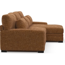 winston light brown sectional   