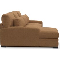 winston light brown sectional   
