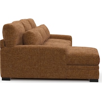 winston light brown sectional   