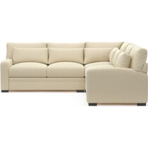 winston light brown sectional   