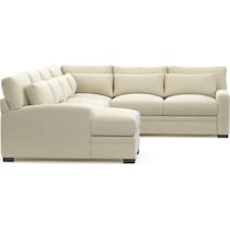 winston light brown sectional   