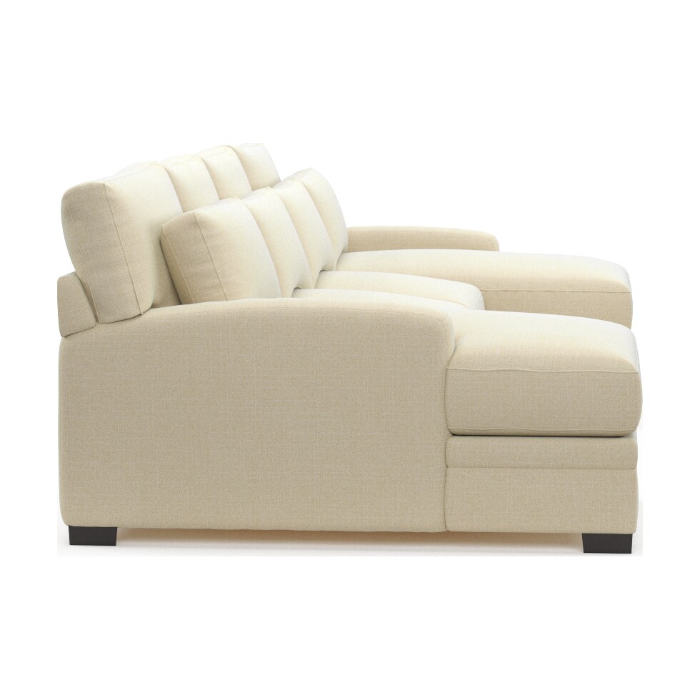 winston light brown sectional   