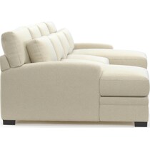 winston light brown sectional   