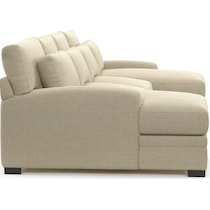 winston light brown sectional   