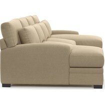 winston light brown sectional   