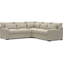 winston light brown sectional   
