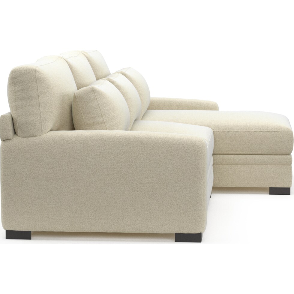 winston light brown sectional   
