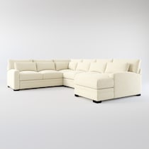 winston light brown sectional web   