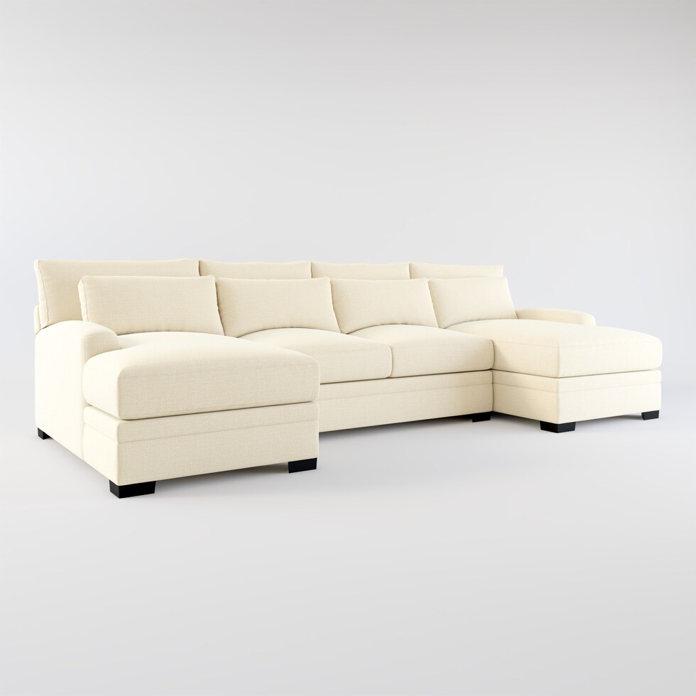 winston light brown sectional web   