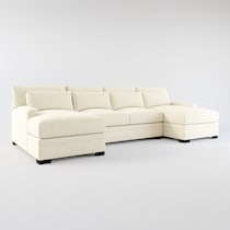 winston light brown sectional web   