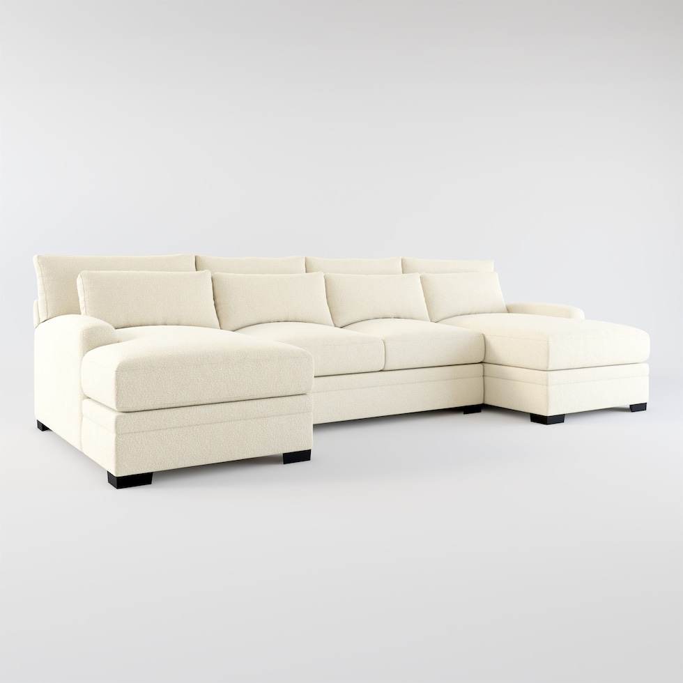 winston light brown sectional web   