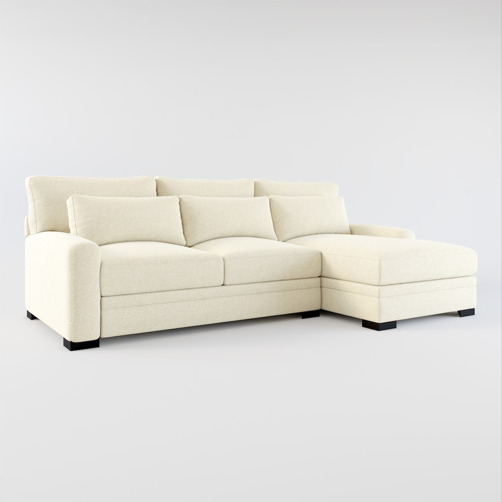 winston light brown sectional web   