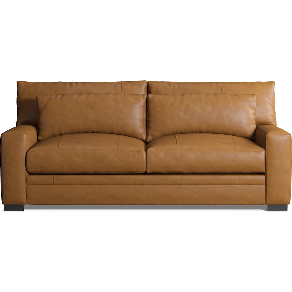 Winston Leather Sofa | Value City Furniture