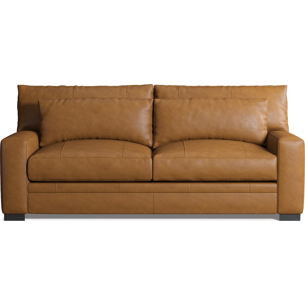 winston light brown sofa   