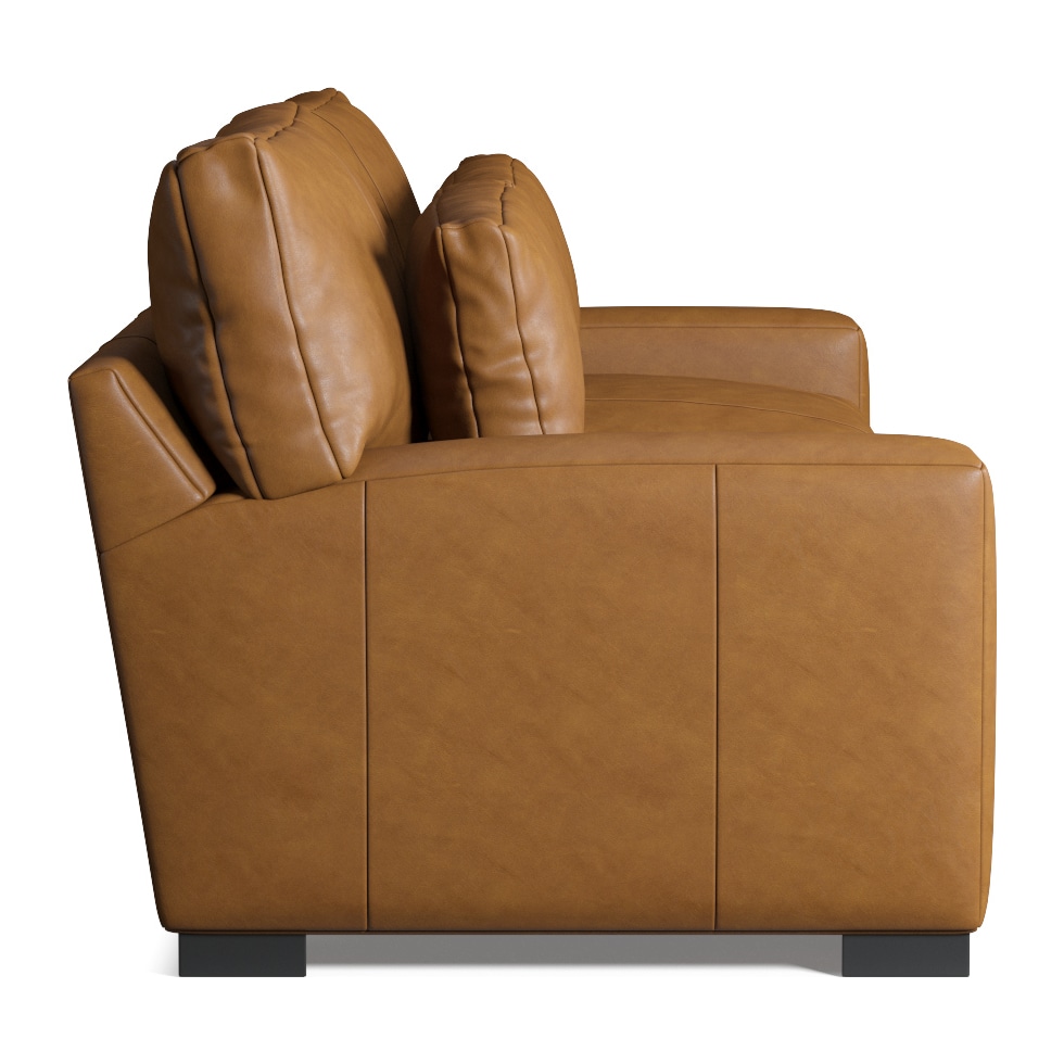 winston light brown sofa   