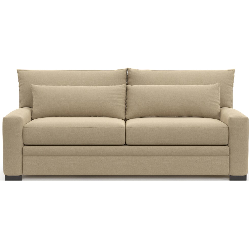 winston light brown sofa   