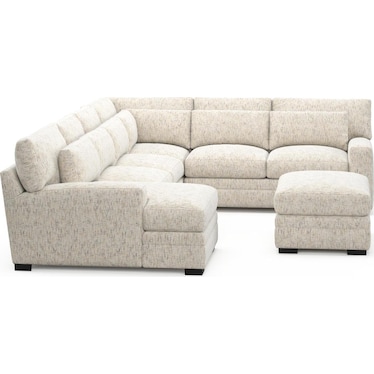 Winston 5-Piece Sectional with Chaise and Ottoman