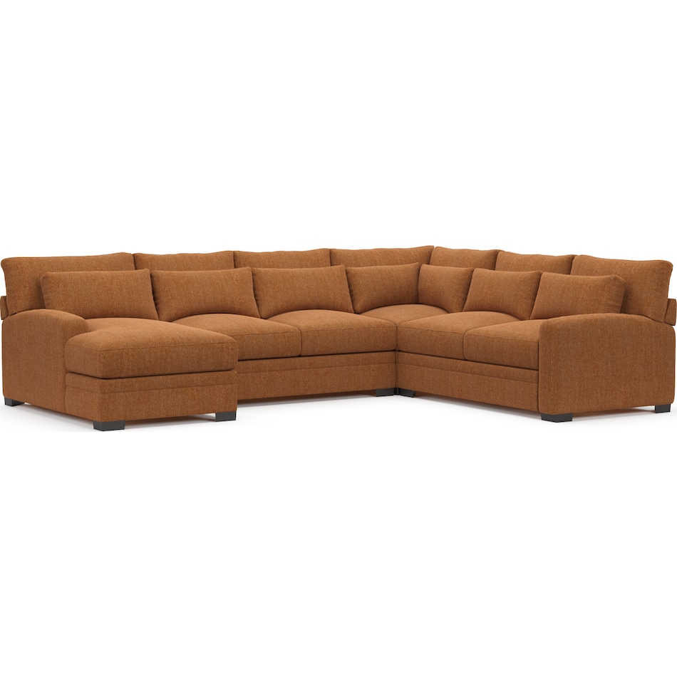 Winston 4-Piece Sectional with Chaise | Value City Furniture