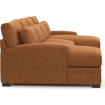 winston orange sectional   