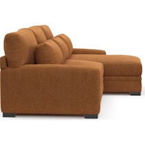 winston orange sectional   