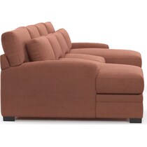 winston pink sectional   