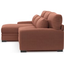 winston pink sectional   