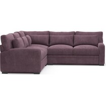 winston purple sectional   