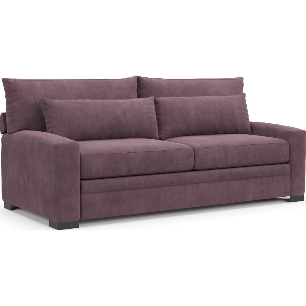 winston purple sofa   