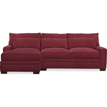 winston red sectional   