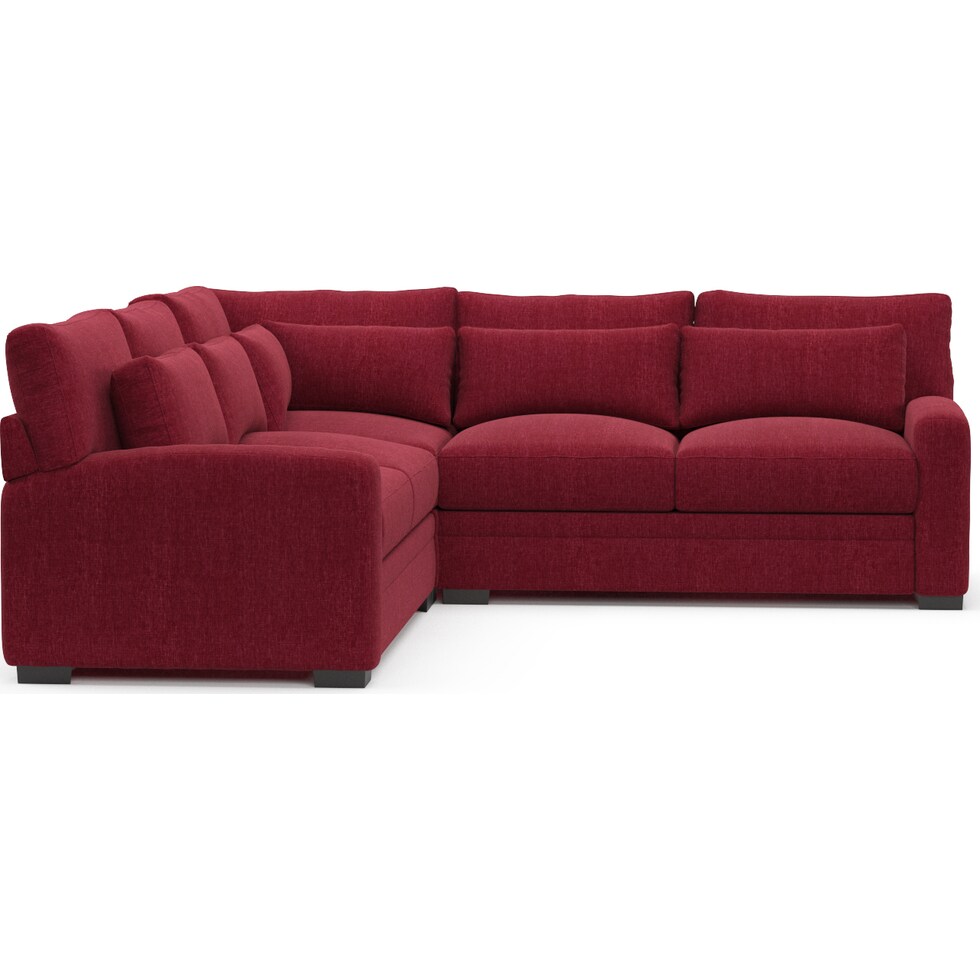 winston red sectional   
