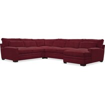 winston red sectional   