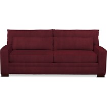 winston red sofa   