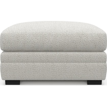 winston white ottoman   