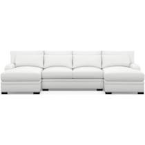 winston white sectional   