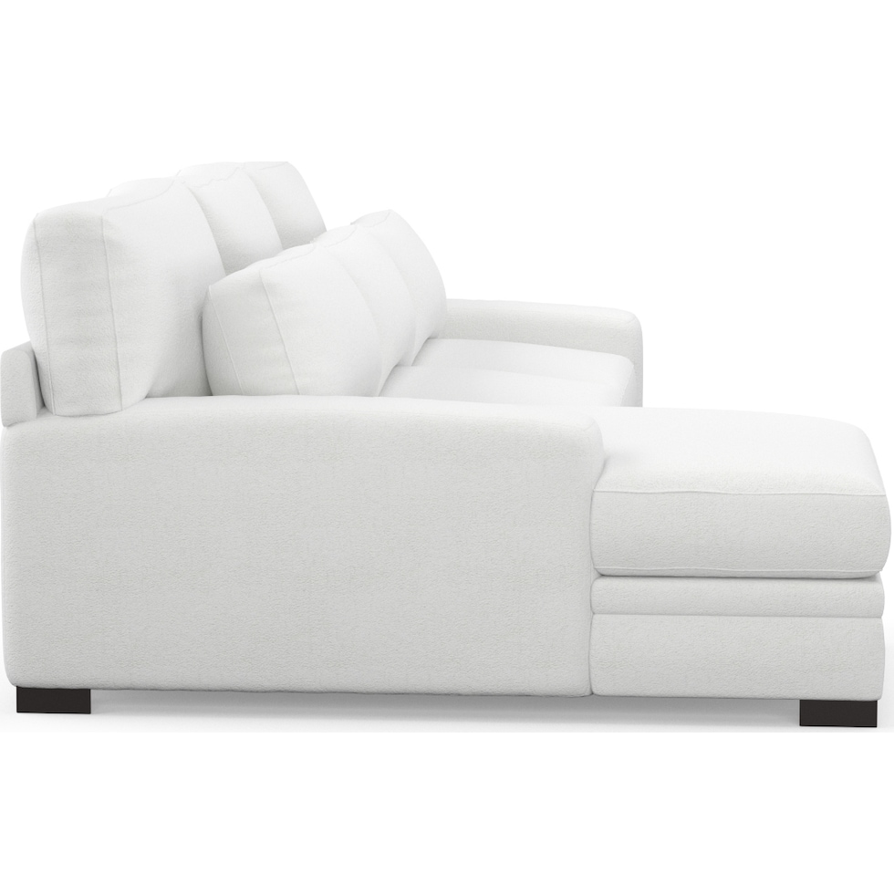 winston white sectional   