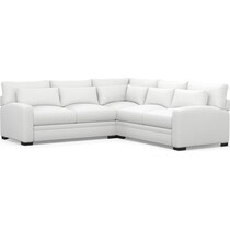 winston white sectional   