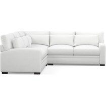 winston white sectional   