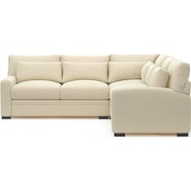 winston white sectional   