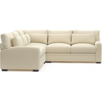 winston white sectional   