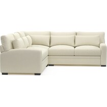 winston white sectional   