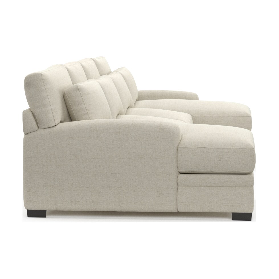 winston white sectional   