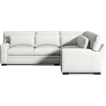 winston white sectional   