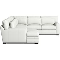 winston white sectional   