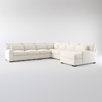 winston white sectional   