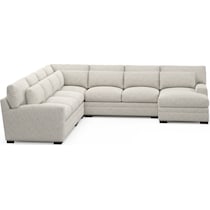 winston white sectional   