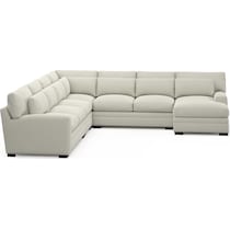 winston white sectional   