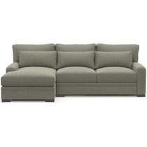 winston white sectional   