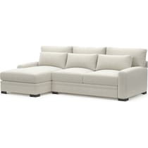 winston white sectional   