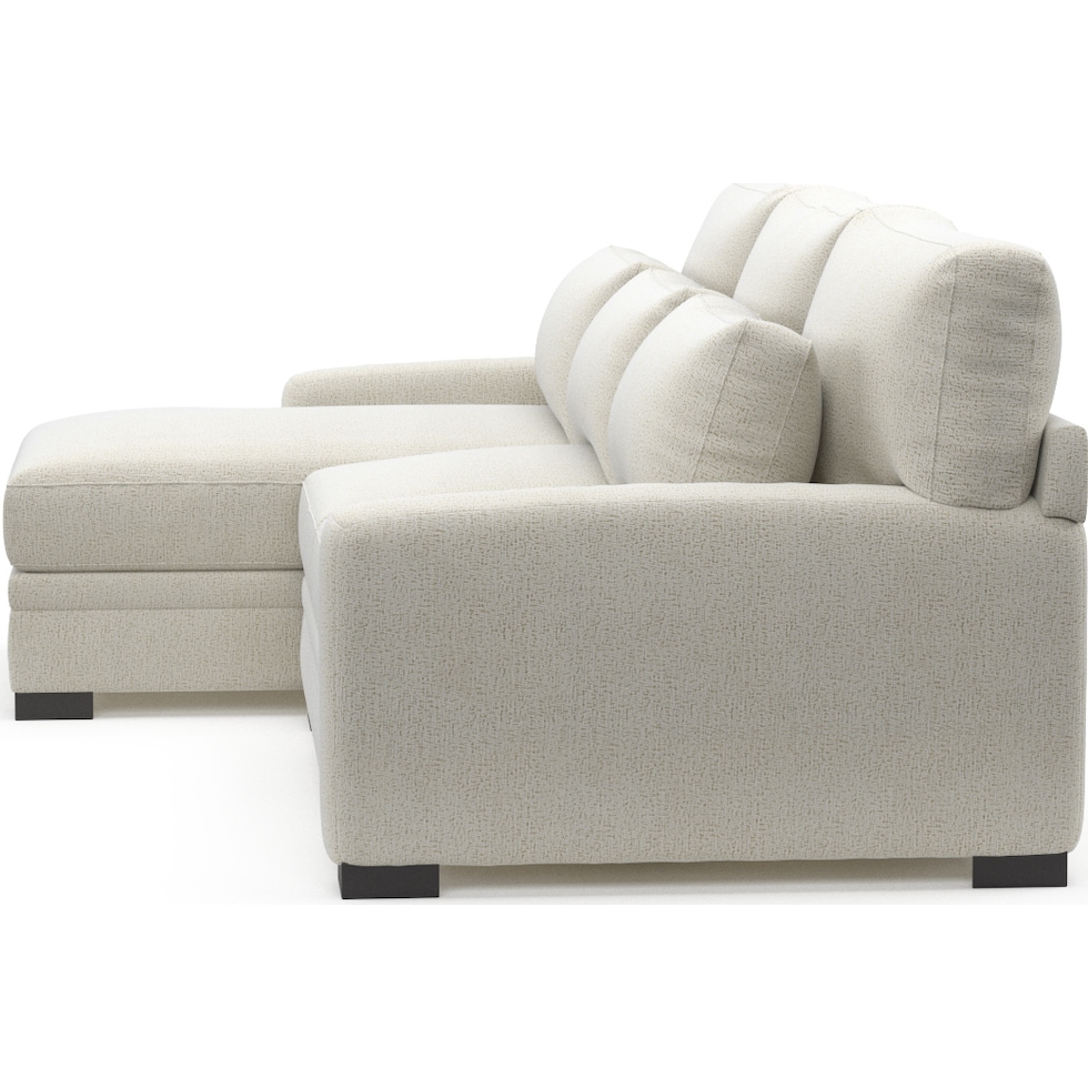 winston white sectional   